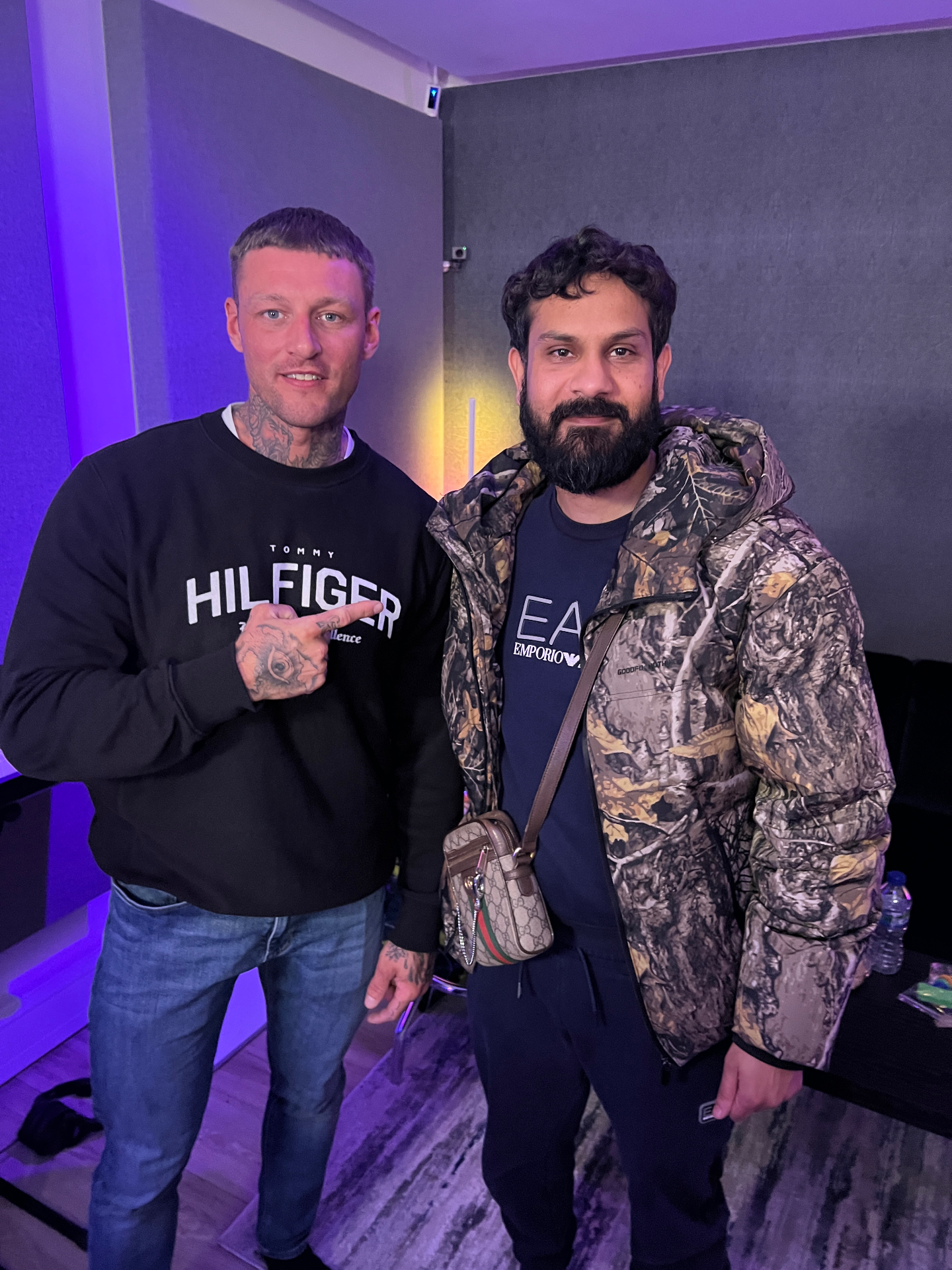With Alan Sampson